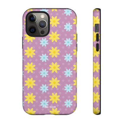Flower Dots Dance - iPhone Case