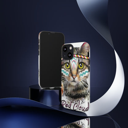 Red Cloud Cat - Protective Phone Case