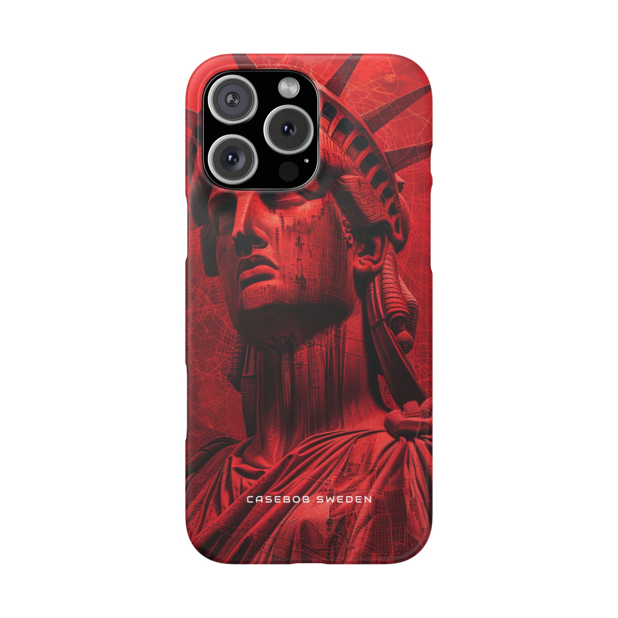 Zen Red Liberty Vision iPhone 16 - Slim Phone Case