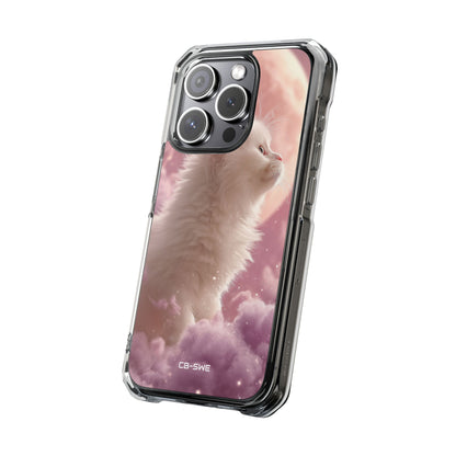 Lunar Cat Soars iPhone Case - Impact