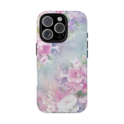 Dreamy Floral Watercolor - Tough + MagSafe® iPhone 16 Phone Case