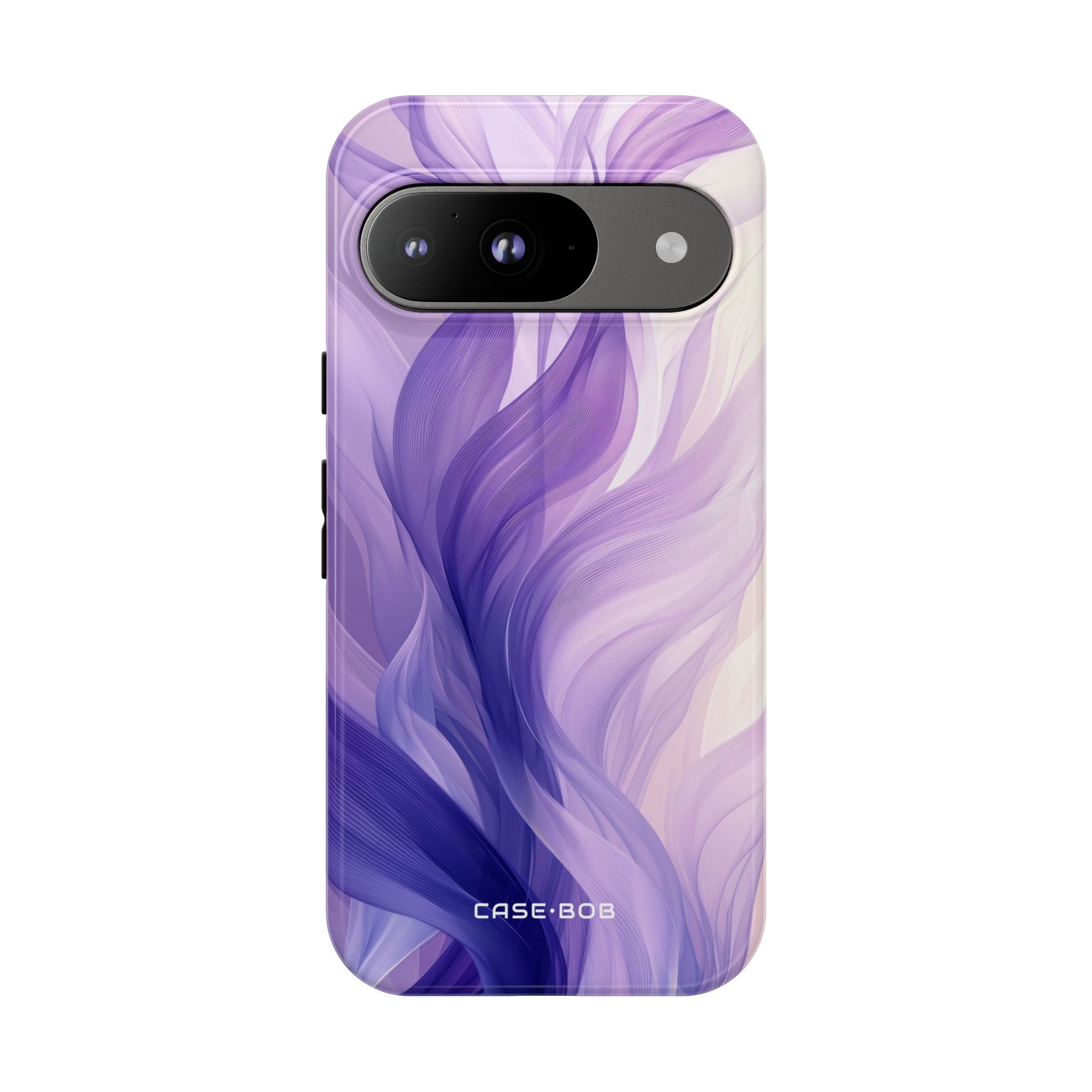 Purple Ribbon Waves Google Pixel 9 Case - Tough