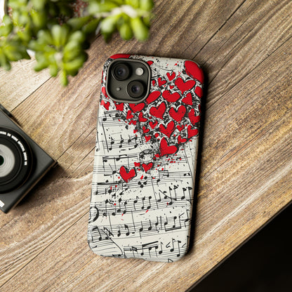 Lyric Harmony Serenade - Protective Phone Case