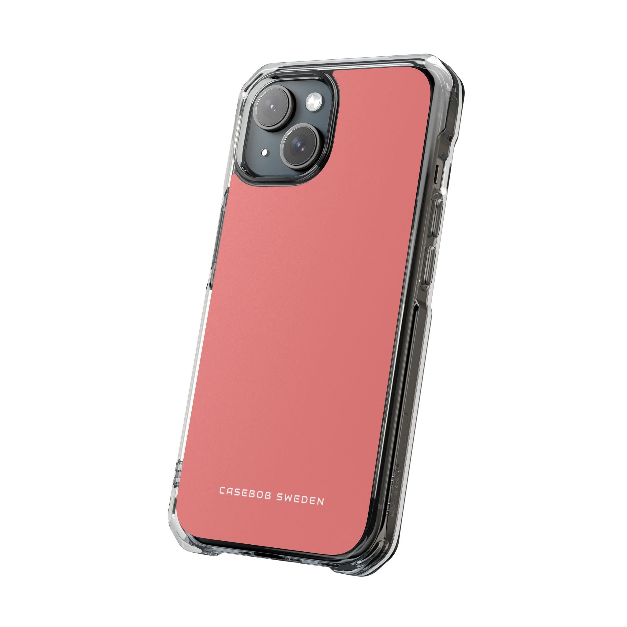 Light Coral iPhone 15 - Clear Impact Phone Case