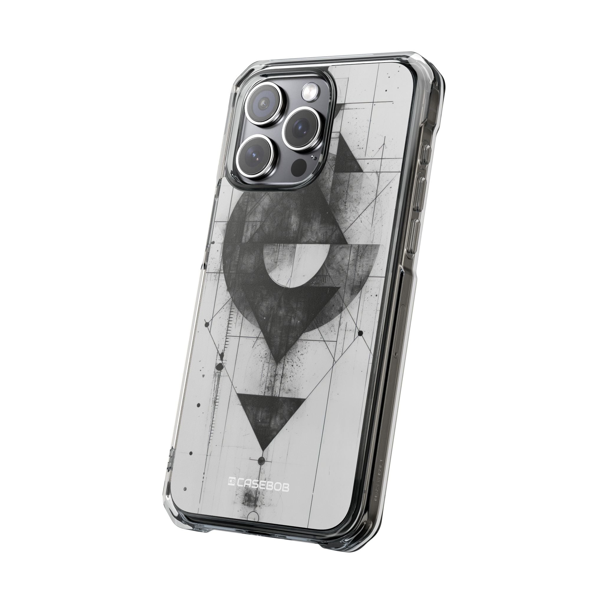 Monochrome Geometry - Phone Case for iPhone