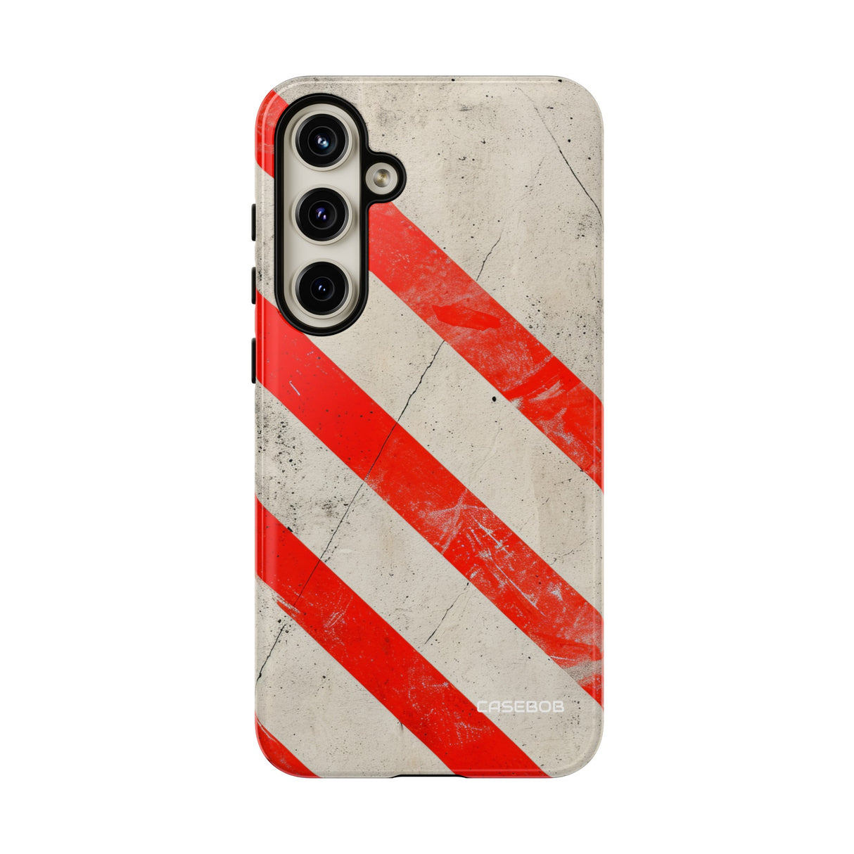 Crimson Line Minimalism - Protective Phone Case