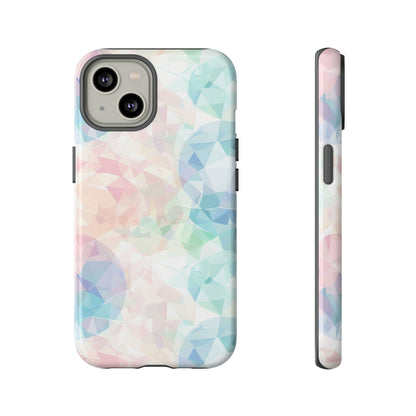 Geometric Intricacy: Pastel Precision - Protective Phone Case