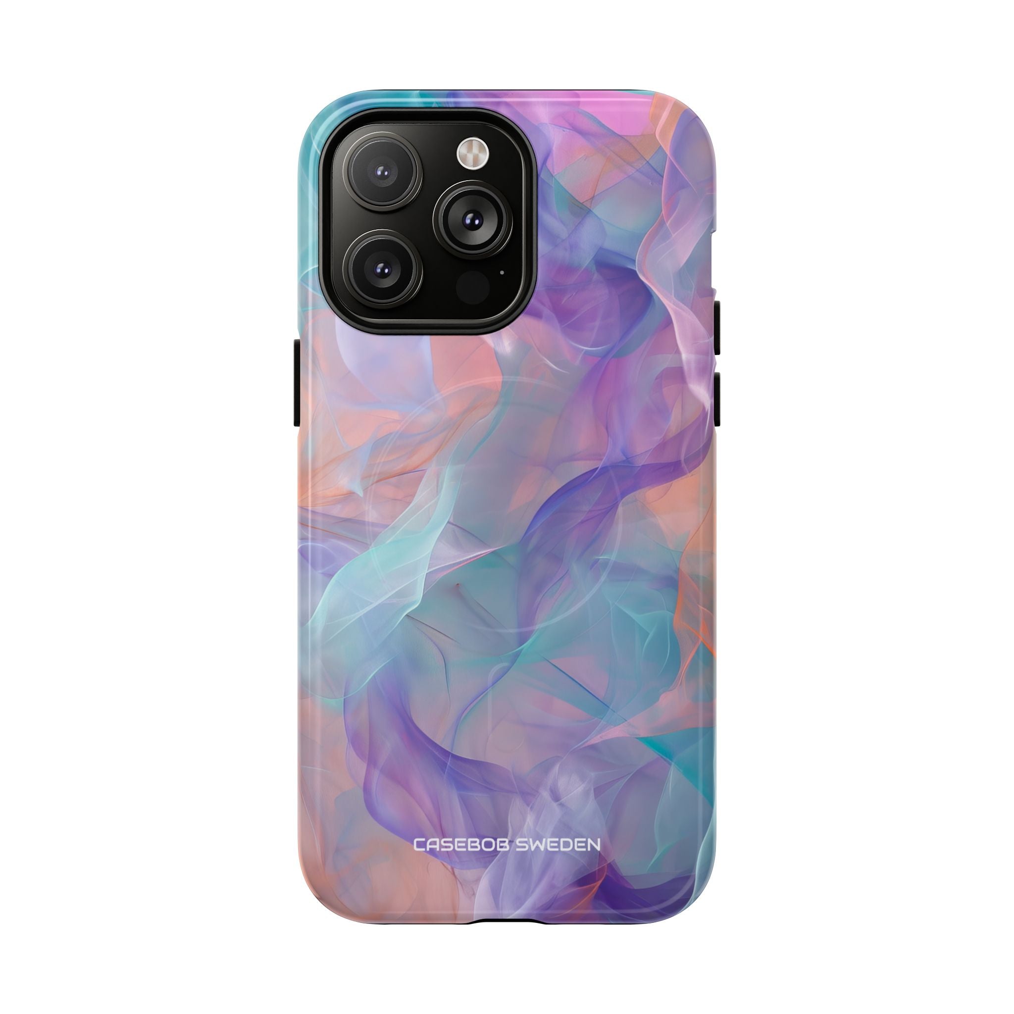 Dreamy Teal Flow - Tough + MagSafe® iPhone 14 Phone Case