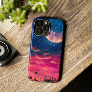 Oil painting - Big Planet - Protective Phone Case