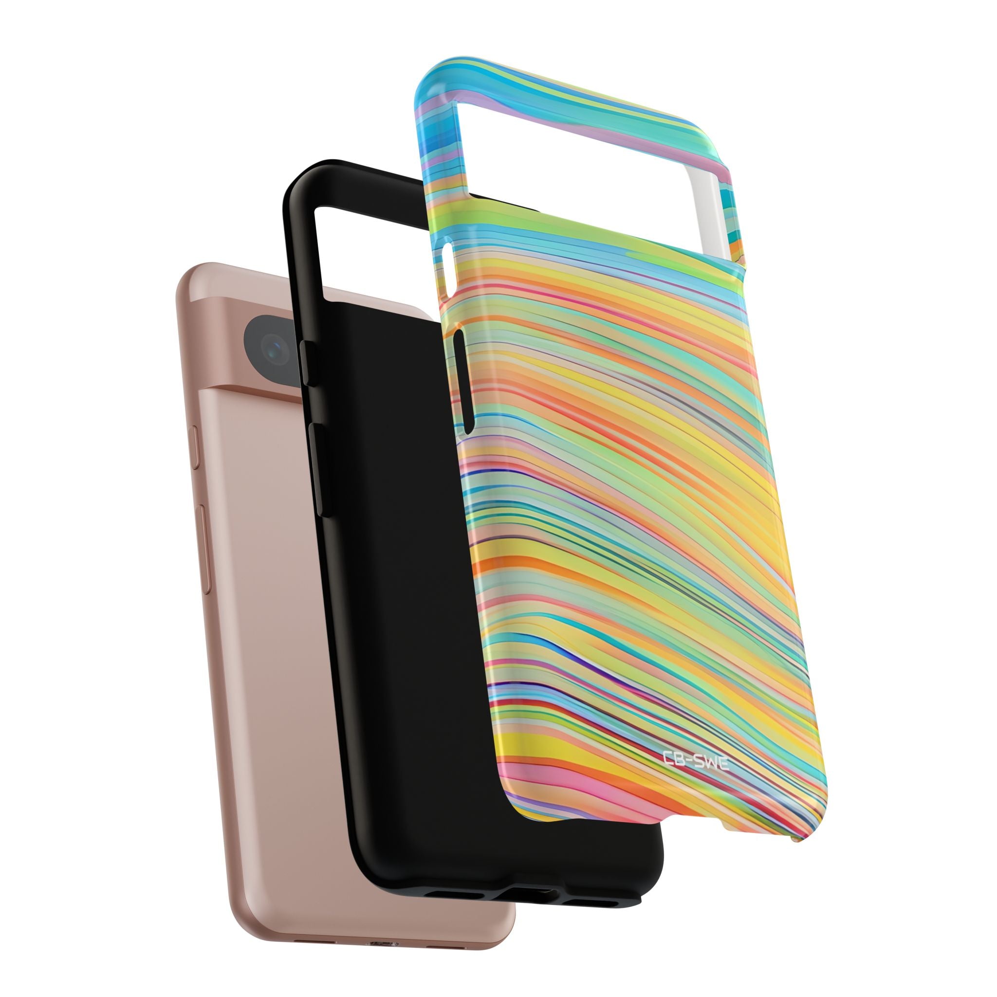 Vibrant Rhythmic Waves - Google Pixel Case
