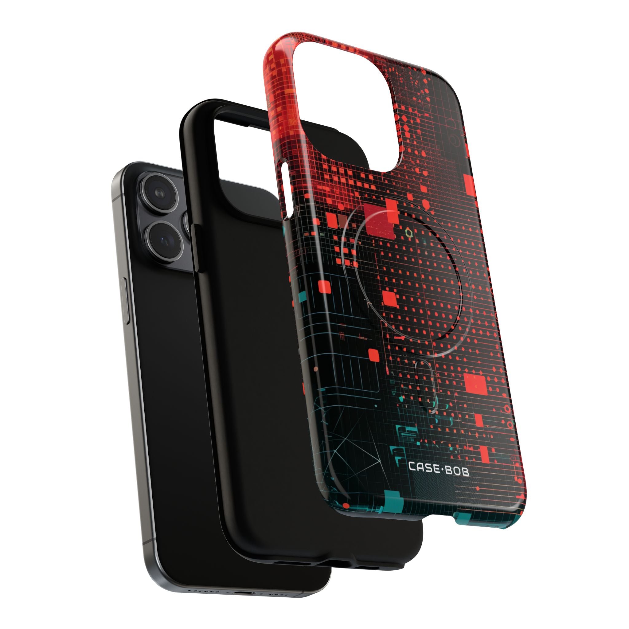 Grid Fusion iPhone 15 Pro Max Case - Tough+