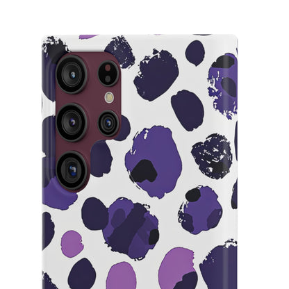 Purple Inkblots Samsung S22 - Slim Phone Case