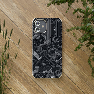 Cyber Circuitry Art | Biodegradable Phone Case