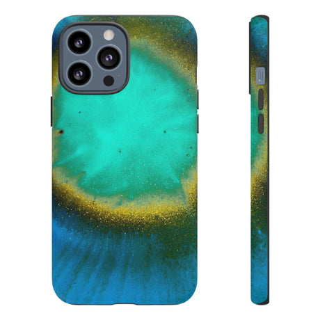 Green Yelly Ink Art iPhone Case (Protective) iPhone 13 Pro Max Matte Phone Case