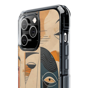 Cubist Introspection - Phone Case for iPhone (Clear Impact - Magnetic)