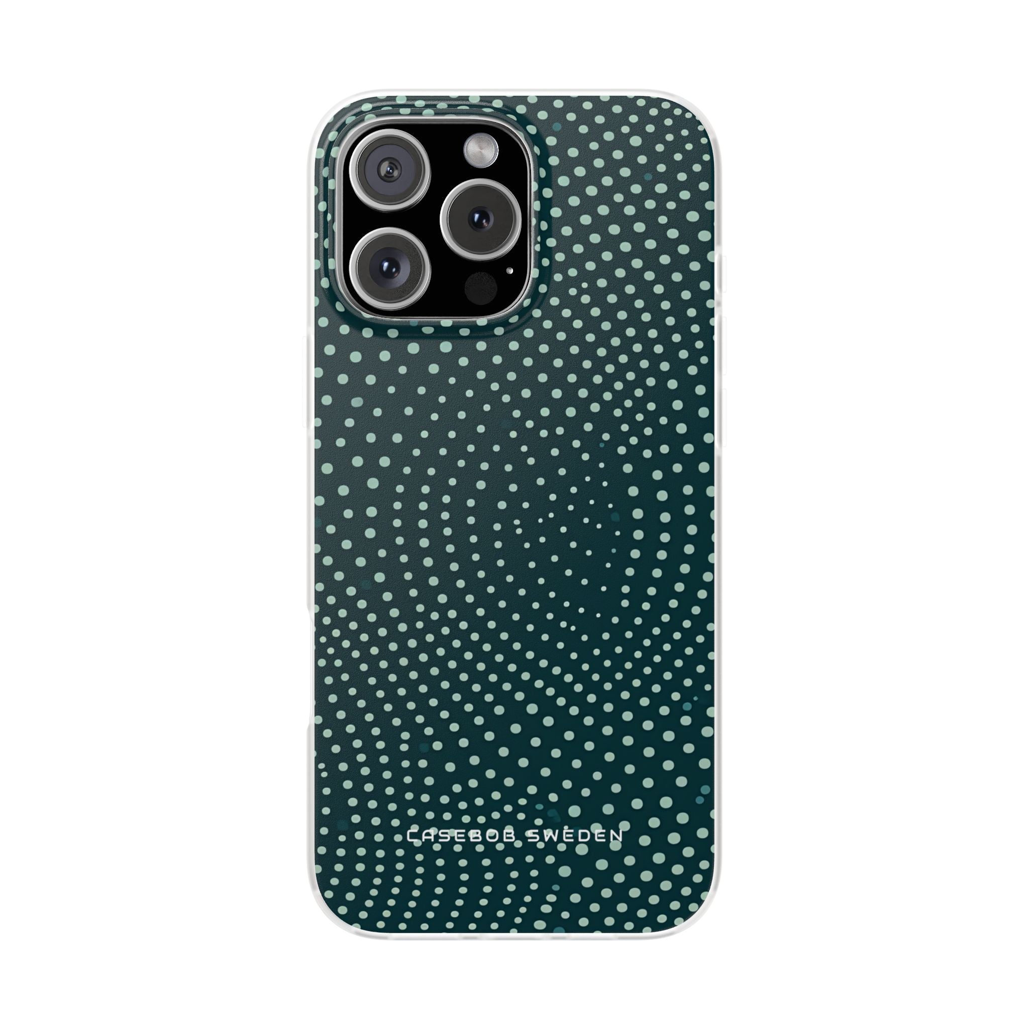 Teal Rippleflow iPhone 16 - Flexi Phone Case