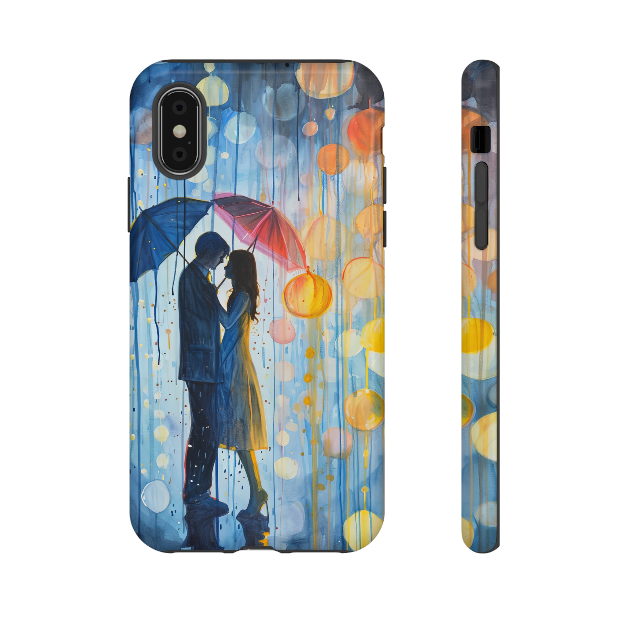 Rainy Day Love Umbrellas - Protective Phone Case