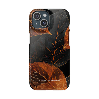 Autumn Leaf Elegance iPhone 15 - Slim Phone Case