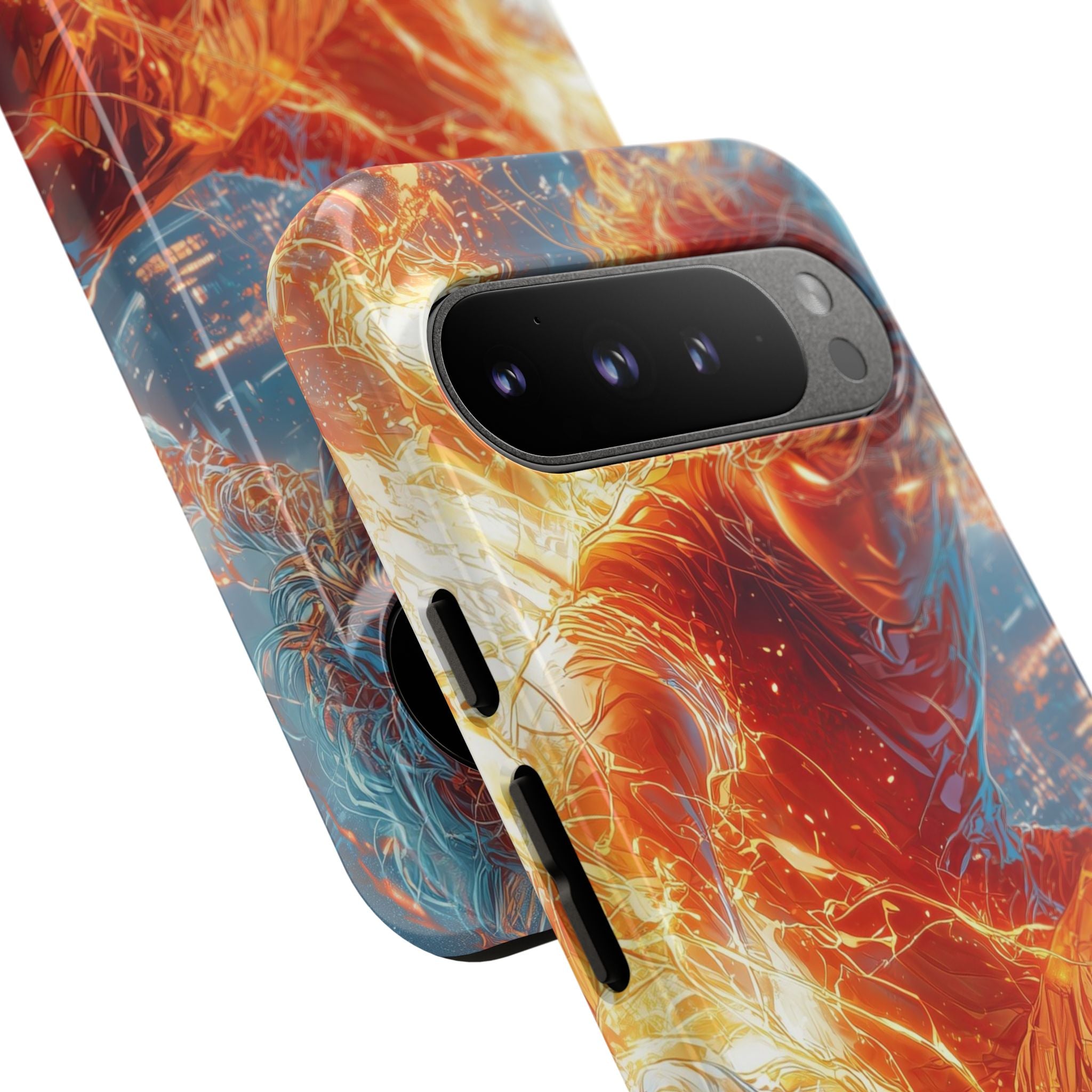 Flames Dance Wildly - Google Pixel Case