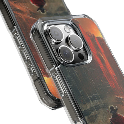 Fiery Wanderer Landschap iPhone 16 - Impact Clear+