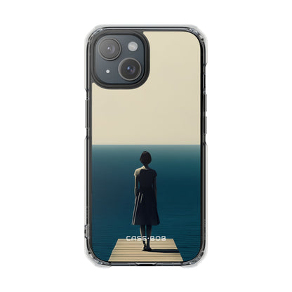 Dockside Silhouette iPhone 15 Case - Impact
