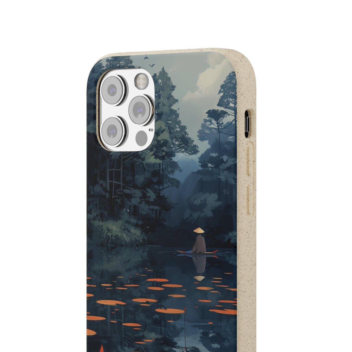 Tranquil Lotus Serenity | Biodegradable Phone Case