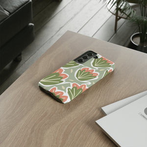 Earth Happy Flower - Protective Phone Case