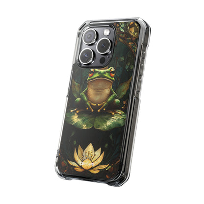 Crowned Frog Rests iPhone Case - Impact