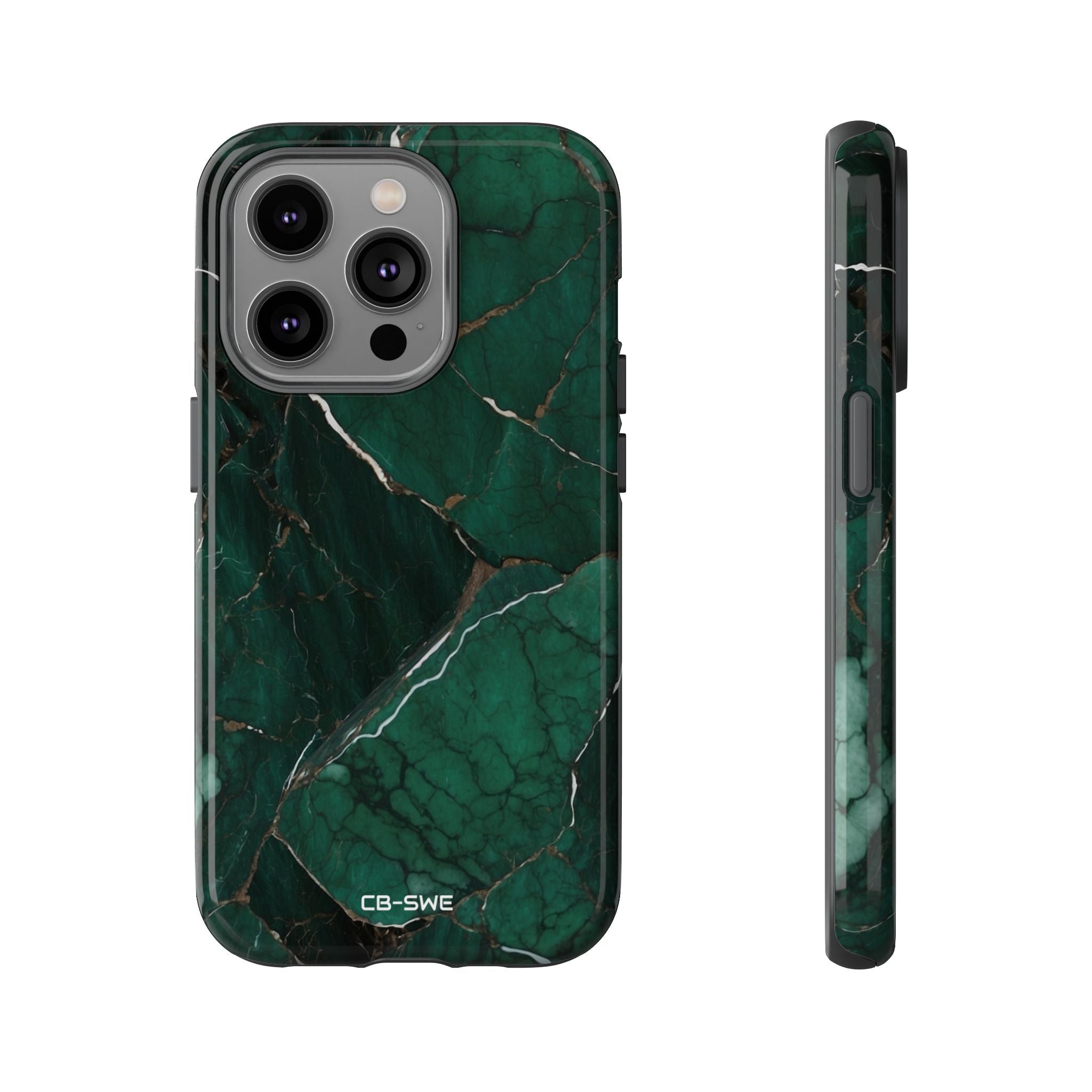 Emerald Veins Flow - iPhone Case