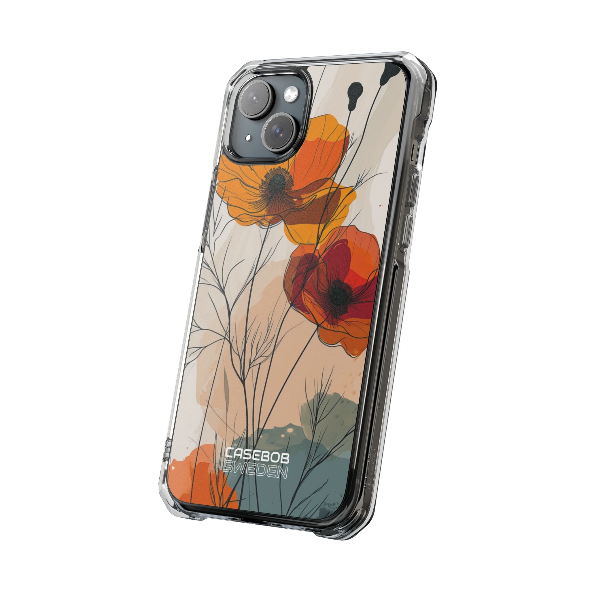 Golden Bloom Dance iPhone 15 - Impact Clear+