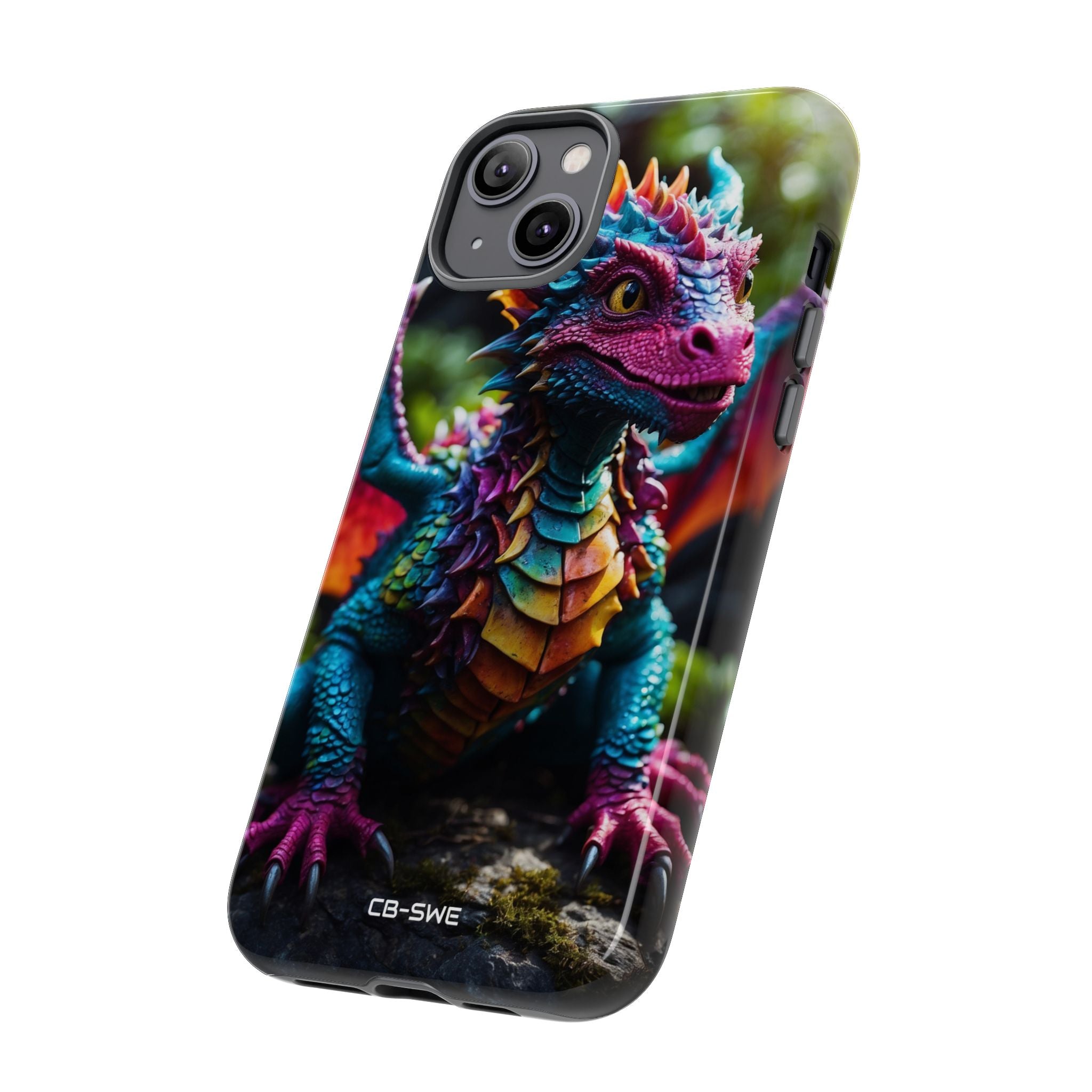 Friendly Dragon Smiles - iPhone Case