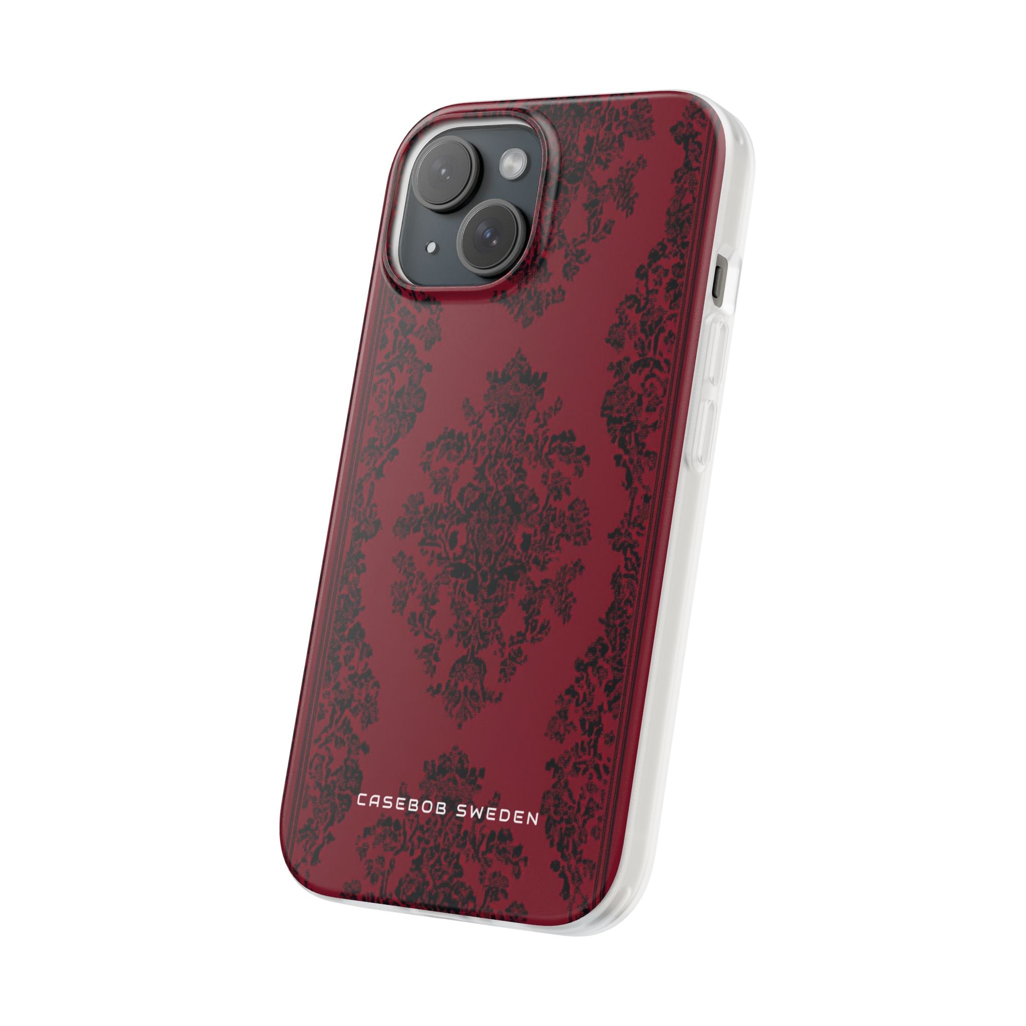 Gothic Crimson Elegance iPhone 15 - Flexi Phone Case