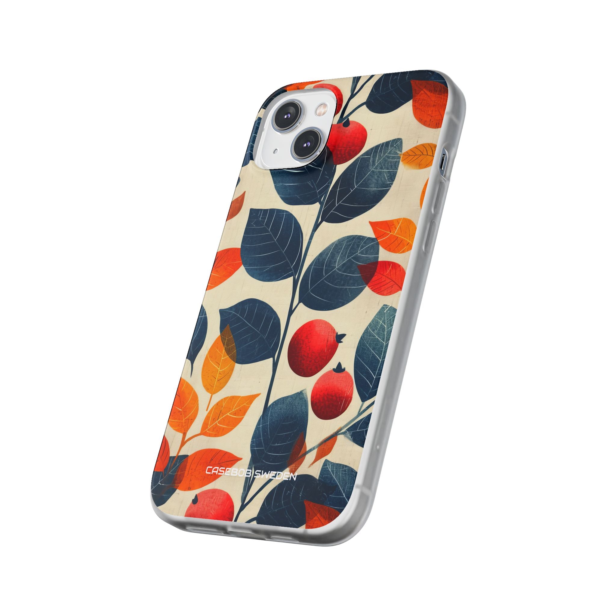 Autumn Nature Pattern - Flexi iPhone 14 Phone Case