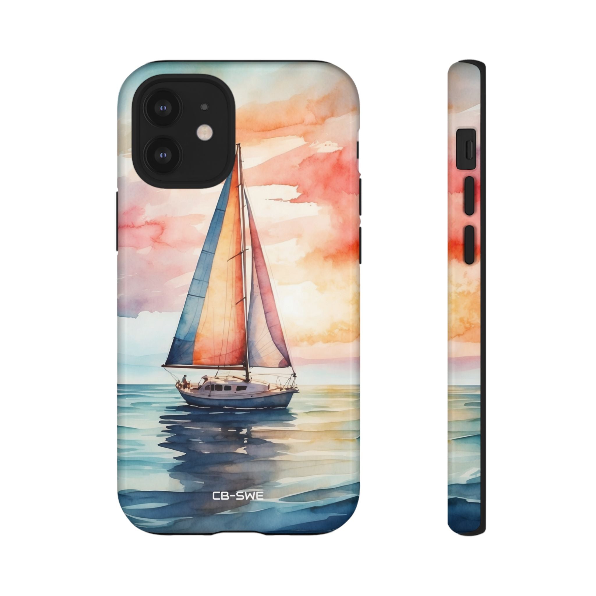 Sailboat Glides Calm - iPhone Case