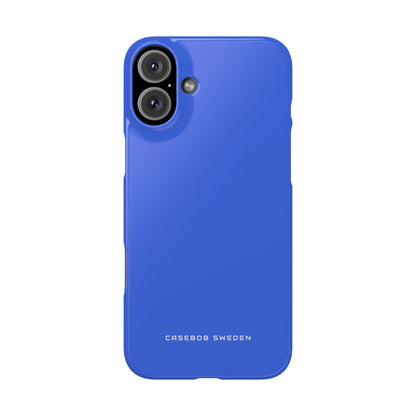 Royal Blue iPhone 16 - Slim Phone Case