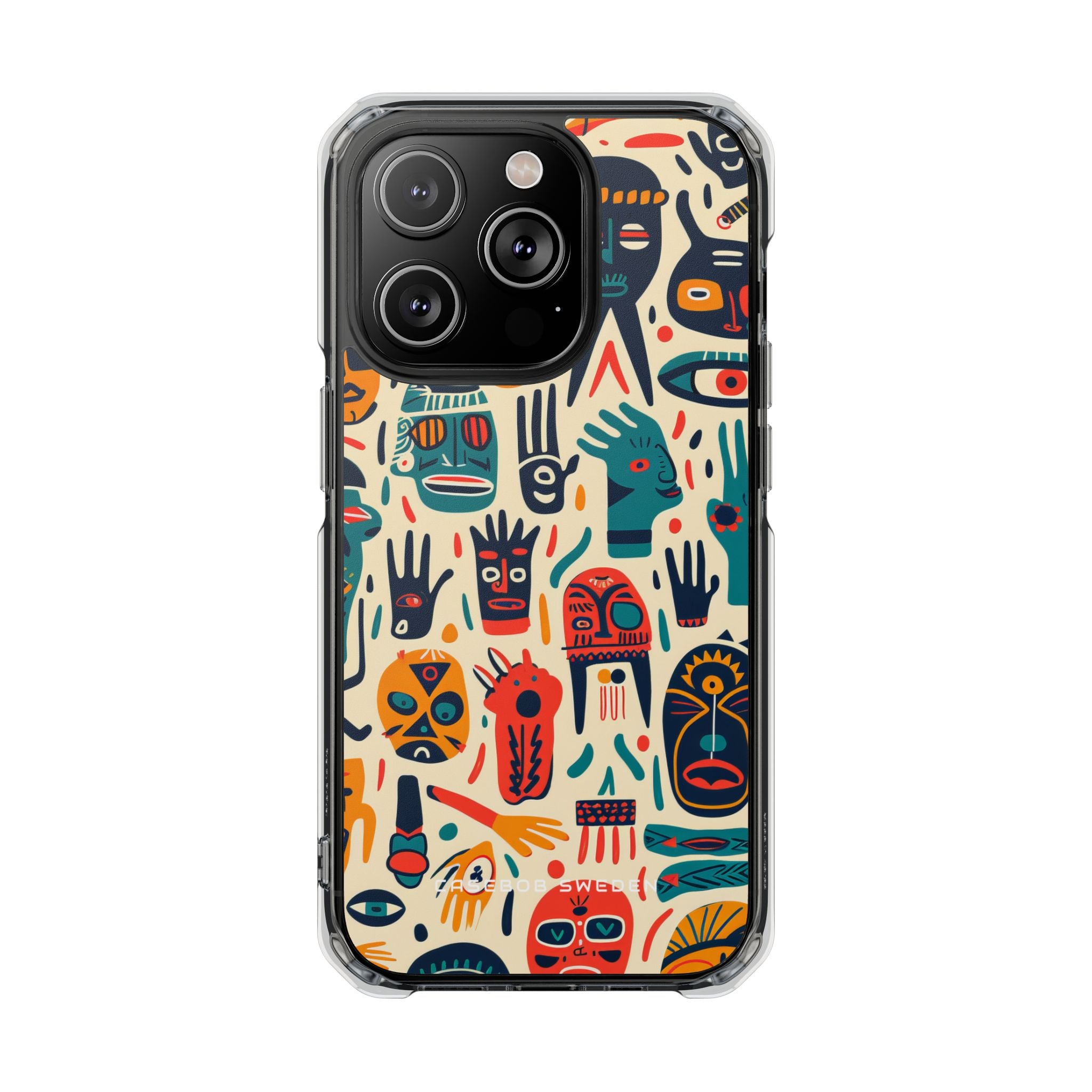 Gradient Tribalscape Vibrance iPhone 14 - Clear Impact Phone Case