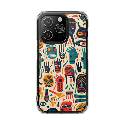 Gradient Tribalscape Vibrance iPhone 14 - Clear Impact Phone Case