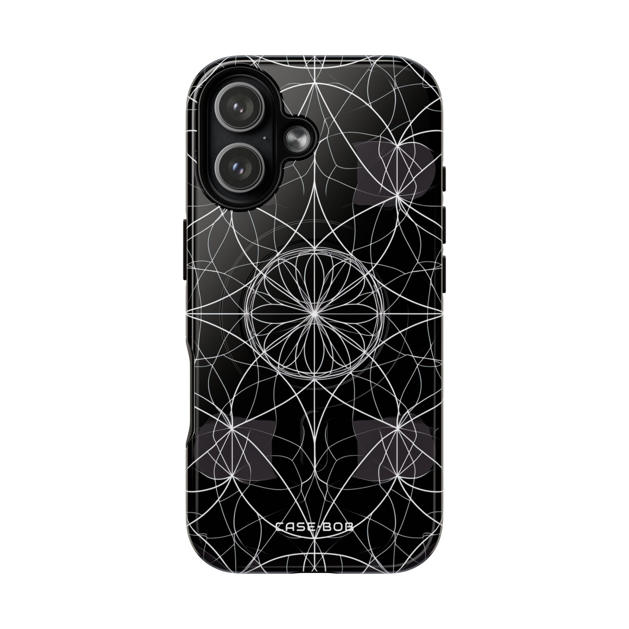 Radiant Petal Orbit iPhone 17 Case - Tough+