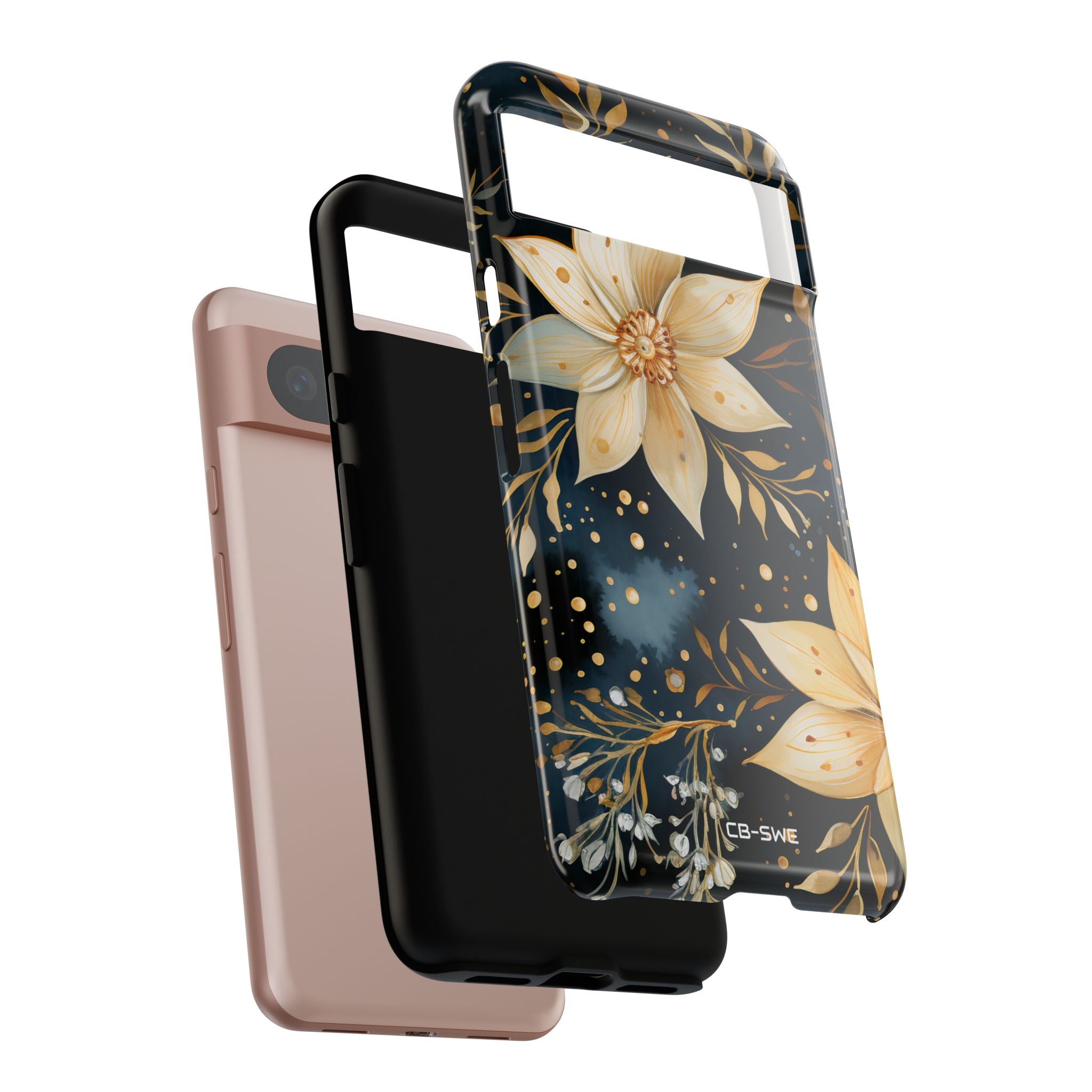 Floral Elegance Flourishes - Google Pixel Case