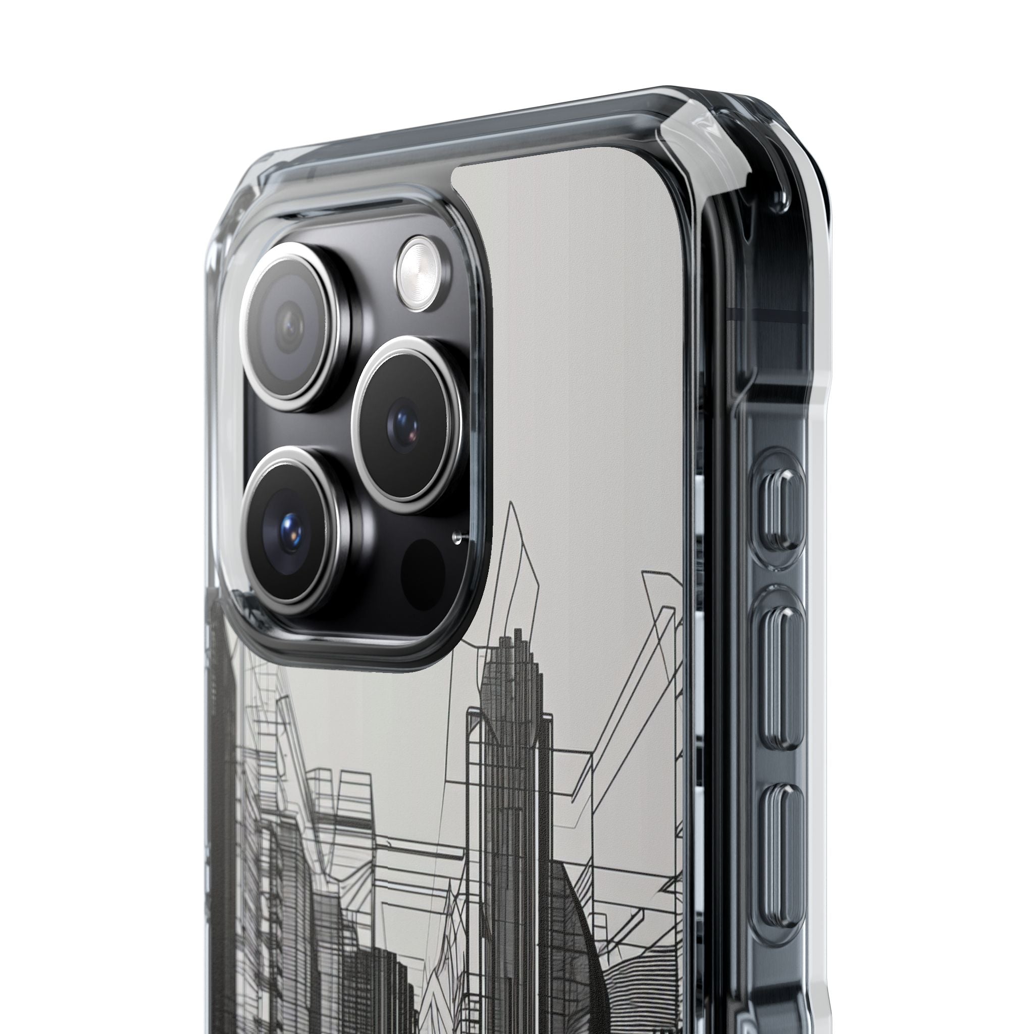 Urban Wireframe - Phone Case for iPhone