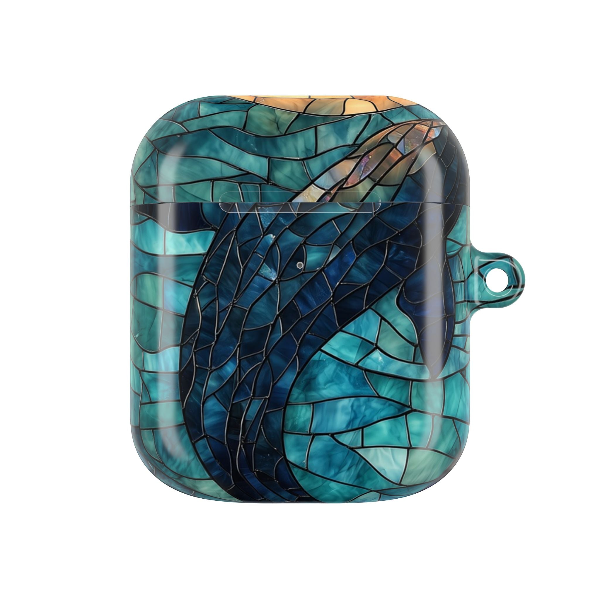 Blue Whale Mosaic - AirPods Case