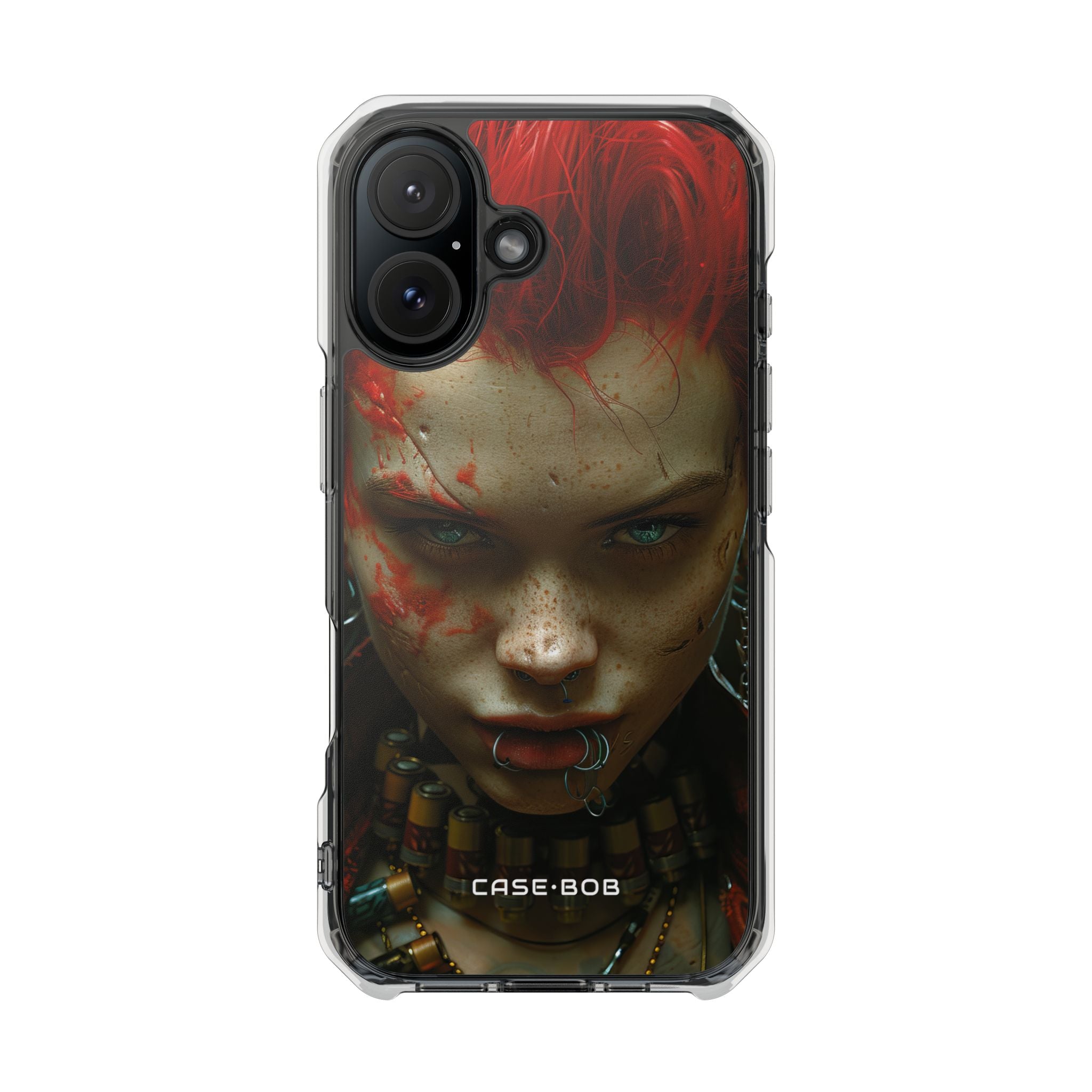 Red Spike Gaze iPhone 16 Case - Impact