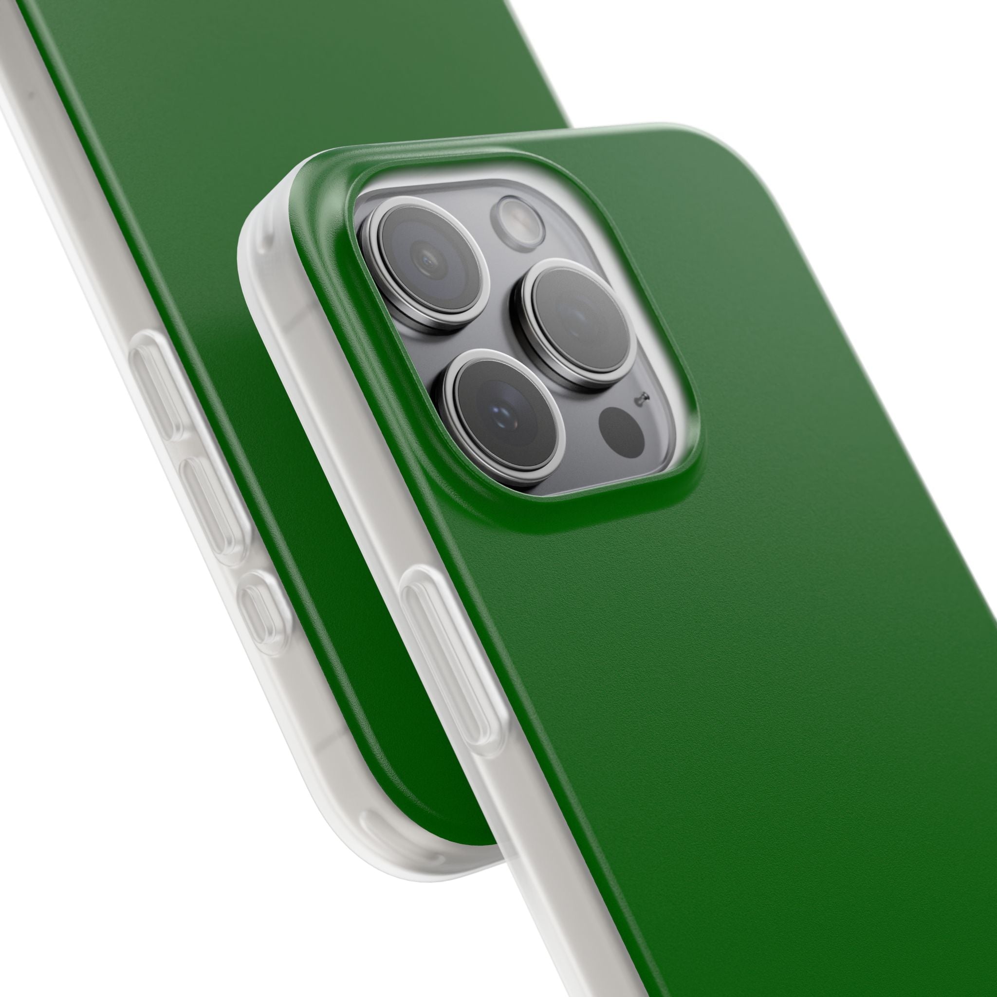 Dark Green iPhone 15 - Flexi Phone Case