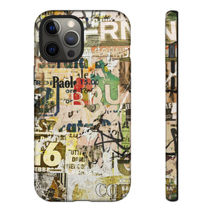 Grunge Vintage Poster - Protective Phone Case