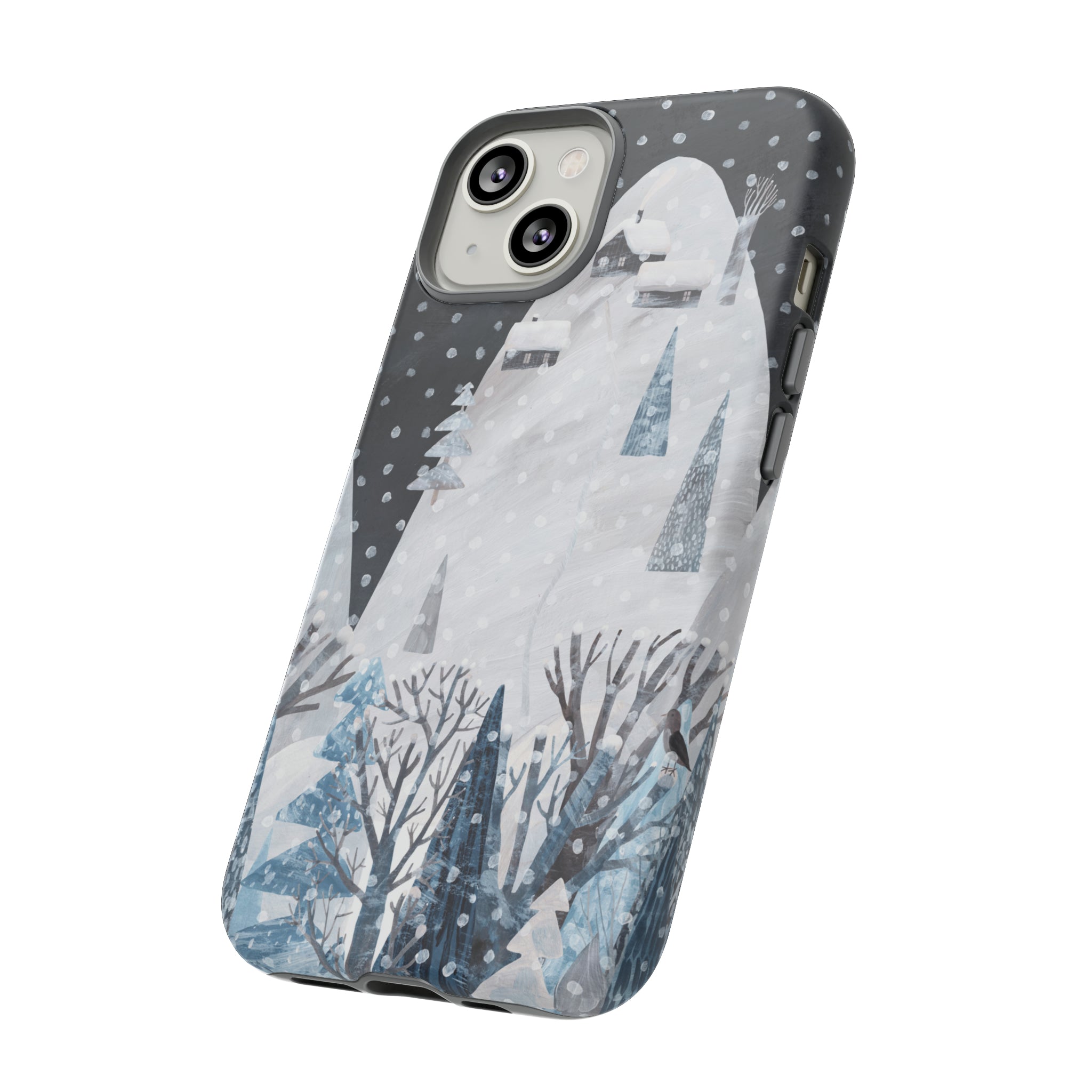 Cute Winter Landscape - Protective Phone Case