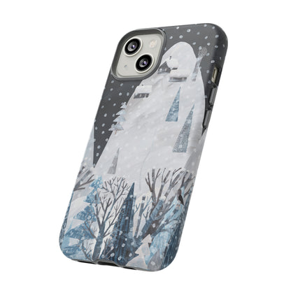 Cute Winter Landscape - Protective Phone Case