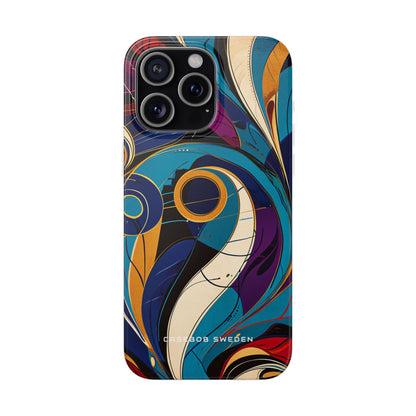 Vintage Vortex Harmony iPhone 15 - Flexi Phone Case