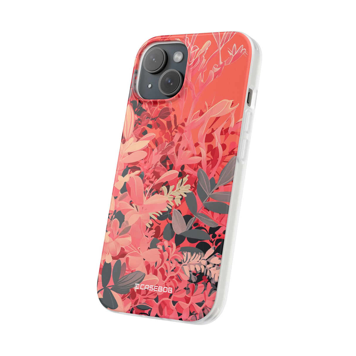 Living Coral Design | Handyhülle für iPhone (Flexible Hülle) 