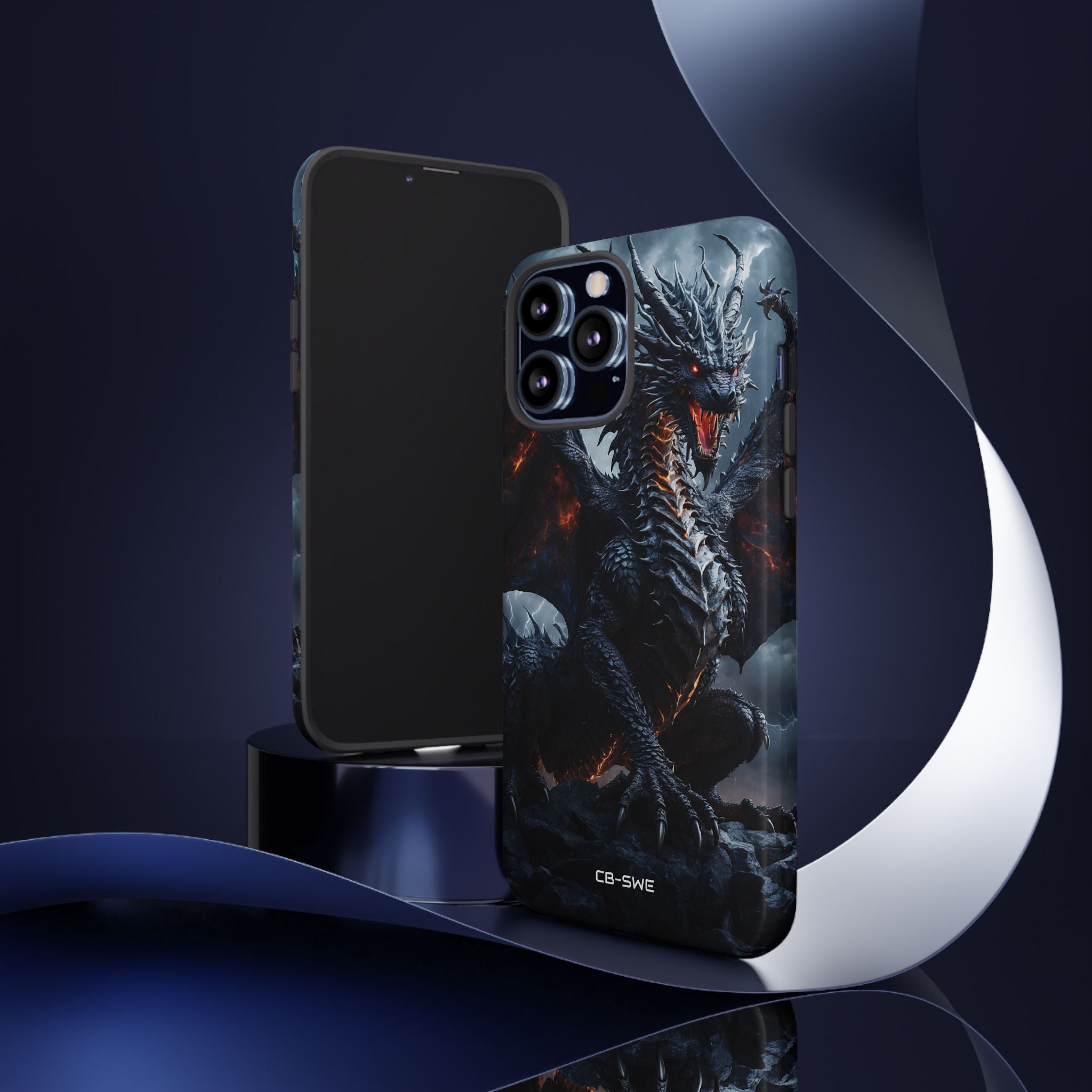 Fiery Wings Unleashed - iPhone Case