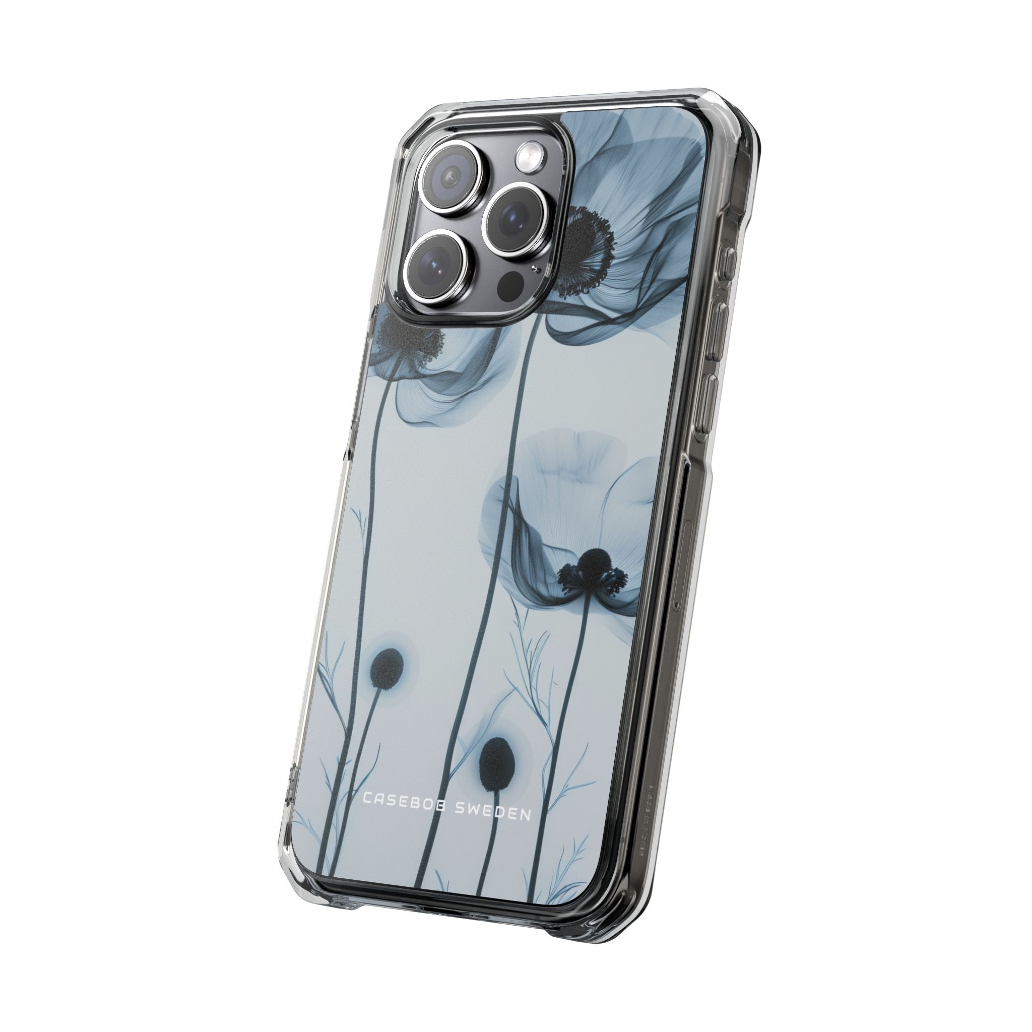 Ethereal X-Ray Flowers iPhone 15 - Clear Impact Phone Case